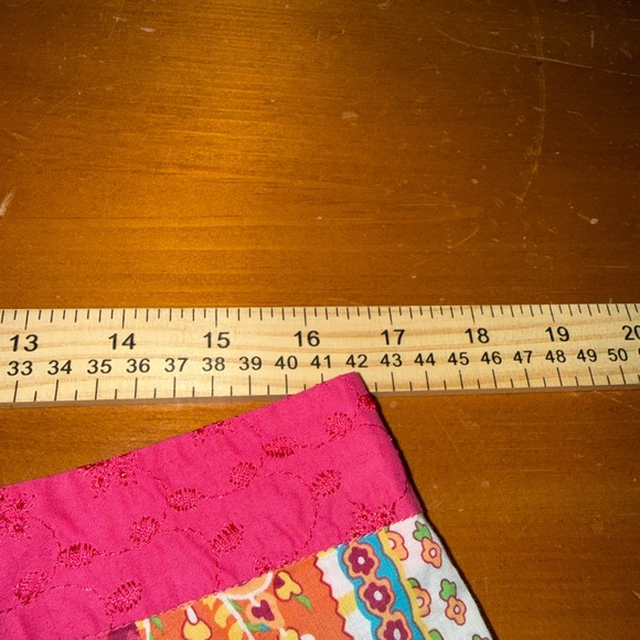 Van Huesen Top & Skirt Tropical NWT L Vibrant Multi Colors Vacation Island Artsy - Picture 13 of 14